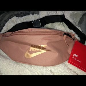 nike belt bag rose gold